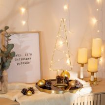 Sapin de Noël LED Gold Doré