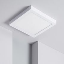 Plafonnier LED Carré 24W 300x300 mm Blanc Chaud 2700K - 3200K