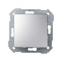 Interrupteur Simple + Touche SIMON 82 Concept 8200101 Aluminium