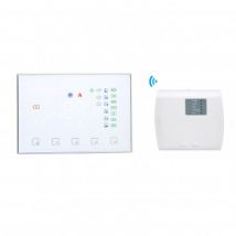 Thermostat WiFi Programmable Blanc Sans Fil pour Chauffage Aluminium