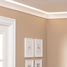Moulure Flame 2m pour Ruban LED Blanc