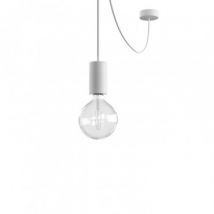 Suspension Aluminium Décentrée Extérieur Eiva Elegant IP65 Creative-Cables PDEBIEL0150SM01 Blanc