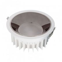 Spot Downlight LED Rond 50W (UGR15) LuxPremium CRI90 LIFUD Coupe Ø215 mm Blanc Chaud 2700K