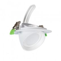 Spot Downlight LED Orientable Rond 24W OSRAM 120lm/W Blanc LIFUD No Flicker Blanc Neutre 3800K - 4200K