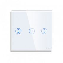 Interrupteur WiFi pour Volets Roulants Tactile Modern Blanc