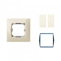 Kit Interrupteur Simple Etroit Double SIMON 27 Bleu