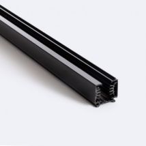 Rail Triphasé DALI TRACK pour Spots LED 2 Mètres Noir