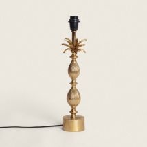 Pied de Lampe à Poser Métal Brahma Doré