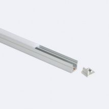 Profilé Aluminium en Saillie Super étroit 2m pour Ruban LED jusqu'à 8 mm 2m