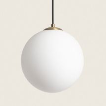 Suspension Métal et Verre Moonlight Brass Doré