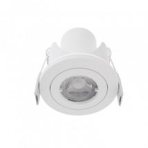 Spot Downlight LED 6.1W Rond Blanc Coupe Ø120 mm Blanc Chaud 2700K