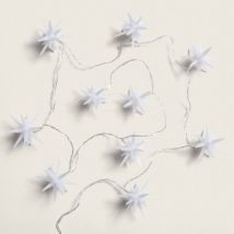 Guirlande LED Etoiles à Piles 1.4m Blanc