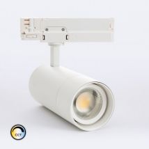 Spot LED Wild 30W CCT pour Rail Triphasé Dimmable TRIAC CRI90 No Flicker Multiangle 24-60o Blanc