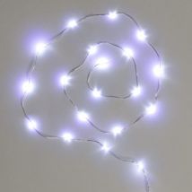 Guirlande LED Extérieure Transparente Blanc Froid 12m Blanc Froid 6000K