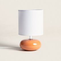 Lampe à Poser Céramique Ava Orange