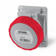 SCAME Optima Series 16 A Watertight Wall Base - IP67 - 3P + PE