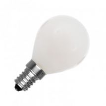 G45 E14 4W Spherical Glass LED Bulb - No Flicker Warm White 2800K - 3200K