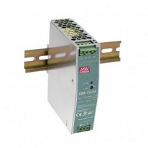 24V 3.2A 75W MEAN WELL Power Supply for DIN rail - 75 W