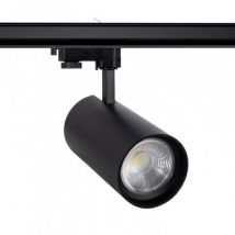Black 40W Ned d'Angelo Frost LED (CRI 90) 15-36o CCT LIFUD Spotlight for Three-Circuit Track - 15o