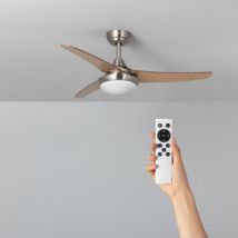 Neil Wooden LED Ceiling Fan with DC Motor 107cm - Wood