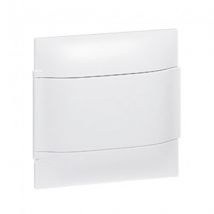 Practibox S for Conventional Partition Walls Plain Door 1x4 Modules LEGRAND 134044 - White