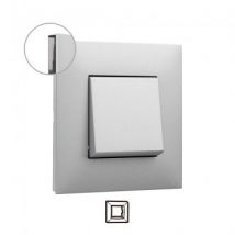LEGRAND Valena Next Double Changeover Switch Kit - Aluminium