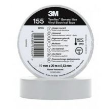 Temflex 155 PVC Duct Tape 19mm x 20m 3M 7100184744 - White