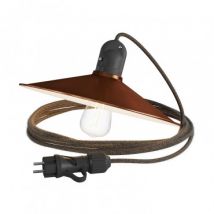 Eiva Snake Outdoor Pendant Lamp IP65 Creative-Cables PSENESM04PAM13VNO - Copper