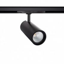 Black 30W New d'Angelo LIFUD CCT LED Spotlight for a Three-Circuit Track - Adjustable (Warm-Cool-Daylight)