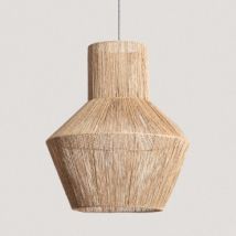 Newen Natural Fibres Pendant Lamp ILUZZIA Ø500 mm - Black/White
