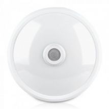 12W Design LED Ceiling Panel with PIR Movement & Twilight Sensor - Daylight 6000K