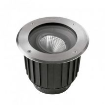 Faretto LED Circolare da Incasso a Terra Gea 23W IP67 LEDS-C4 55-9909-CA-CK acciaio lucido