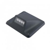 Segnapasso LED da Superficie Rexel 4 LEDS IP67 4.8W LEDS-C4 55-9741-Z5-CL Bianco Caldo 3000K