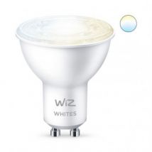 Lampadina LED Smart GU10 4.9W 400 lm PAR16 WiFi + Bluetooth Regolabile CCT WIZ Selezionabile (Caldo-Naturale-Freddo)