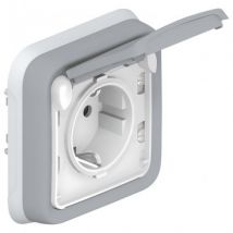 Presa Schuko 2P+T Monobloc Plesso LEGRAND 069833 Grigio