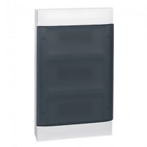 Scatola da Superficie Practibox S Porta Trasparente 3x18 Moduli LEGRAND 137138 Bianco