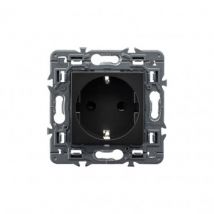 Presa di Corrente 2P+T con Otturatori 10/16A LEGRAND Valena Next 741420 Dark