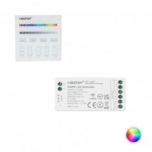 Controller Regolatore RGBW 12/24V DC + Telecomando RF 4 Zone MiBoxer RGBW
