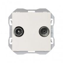 Presa TV+Sat Unica SIMON 270 20000486 Bianco
