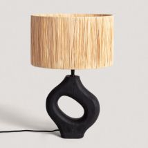 Lampada da Tavolo Legno Dhara ILUZZIA Naturale