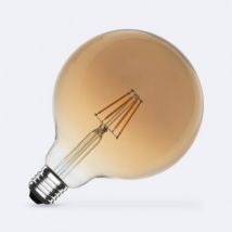 Lampadina Filamento LED E27 6W 720 lm G125 Oro Diverse opzioni