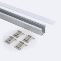 Profil Aluminiowy Wpuszczany z Osłoną dla Taśm LED do 19 mm2m