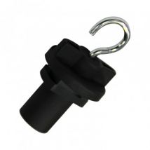 Track Hook for a Three-Circuit Track - Black