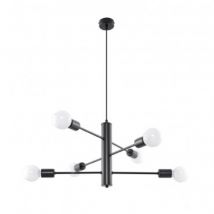 SOLLUX Duomo 6 Pendant Lamp - Black