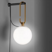 ARTEMIDE NH LED Wall Lamp - Black - Gold