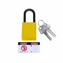 CATU AL261 Isolated Padlock in Various Colours - Yellow