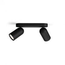 PHILIPS Pongee Double Spot Ceiling Light - Black