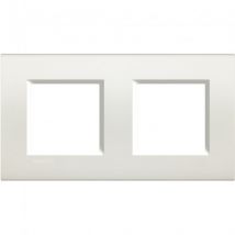 BTicino Living Light 2x2 Modules Square Plate LNA4802M2BI - White