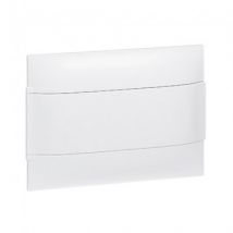 LEGRAND 135061 Practibox S Flush-mounted Box for prefabricated partition walls 1x12 Modules Smooth Door - White