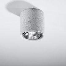Cullo Cement Ceiling Lamp SOLLUX - Grey